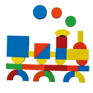 Joc de creatie cu forme magnetice si tabla din lemn - Img 5