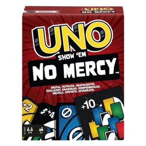 Joc de societate Uno No Mercy, varsta 7+ ani, dimensiune 9x4x12cm, multicolor - Img 1