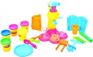 Jucarie creativ de preparat inghetata din plastilina, cu accesorii, MalPlay, multicolor - Img 2