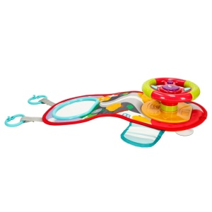 Jucarie pentru copii 18 luni+, cu volan interactiv, cu sunete, 45x37x10cm, multicolor - Img 7