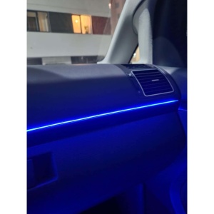 Kit lumini ambientale auto, RGB, 18 in 1, fir flexibil, aplicatie, bluetooth si telecomanda - Img 6