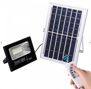 Kit Proiector 60W LED SMD JNI cu Panou Solar Si Telecomanda - Img 2