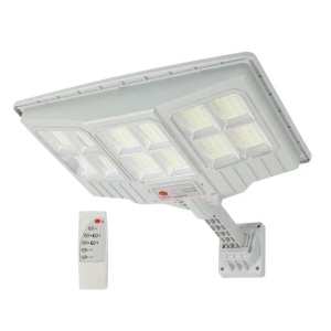 Lampa solara cu suport, 12 cadrane 108 LED, Putere 200W, Senzor de miscare, lumina si telecomanda