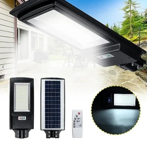 Lampa solara stradala 936 Led SMD, Putere 400W, Senzor de lumina, miscare, telecomanda - Img 3
