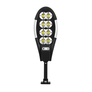 Lampa solara stradala cu telecomanda, Jortan, 400W, 200 LED, 8 COB, IP65, senzor miscare, 6500k, 1000lm, 52.5x17x33cm, negru - Img 5