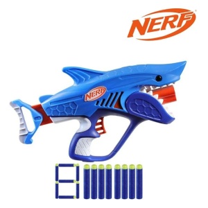 Lansator Elite 2.0 Nerf Sharkfire Elite, include 8 sageti din spuma