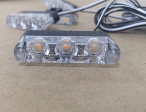Lumini avertizare galbene pentru grila, LED, 36W, 12V, functii stroboscop si telecomanda - Img 5