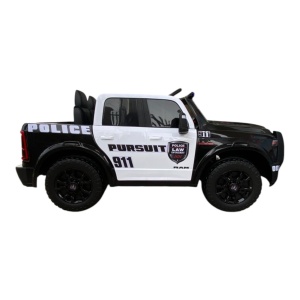 Masina de politie electrica Dodge RAM pentru copii 2 ani+, cu telecomanda, baterie 12V7AH, 3 viteze, 2 locuri, lumini si difuzor - Img 5