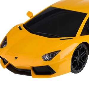 Masina Lamborghini Aventator, cu telecomanda si lumini, faruri cu led, timp functionare 25 minute - Img 2