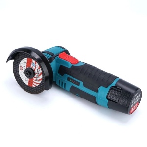 Mini polizor unghiular portabil, cu 2 acumulatori 12V, 750W, 1500mAh, 19500rpm, 2 discuri 76mm - Img 9
