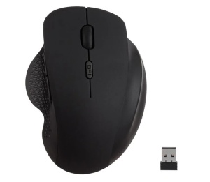 Mouse pentru Calculator, Wireless,Bluetooth, cu Adaptor 2.4 GHz, negru - Img 2