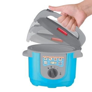 Oala sub presiune de jucarie, cu alimente, sunet si lumina, din plastic - Img 2