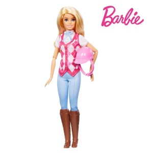 Papusa Barbie echitatie, varsta 3+ ani, 13.5x5.5x32.5cm, multicolor