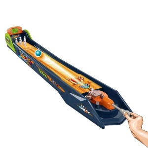 Pista de Bowling Lansator de Bile, pentru Copii 3 ani+, 6 Popice, 6 Bile