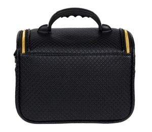 Portfard cu oglinda, PU, 29x21x18cm, negru - Img 5