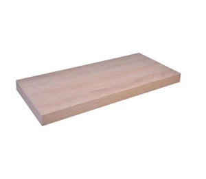 Raft de perete din MDF, Dimensiune 60x23.5x3.8cm, Culoare bej natural