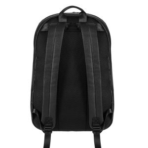 Rucsac din piele ecologica, Culoare Negru Mat - Img 3