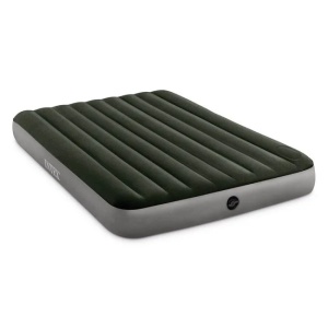 Saltea gonflabila, pentru 2 persoane, cu pompa, dimensiuni 1.52x0.25x2.03m, gri - Img 2