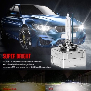 Set 2 becuri auto Xenon D1S Super Vision 6000K 70W - Img 2