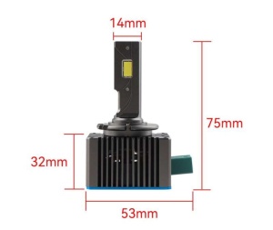 Set 2 becuri LED D3 Canbus D3S, 35W-55W, 6500K, 10000LM - Img 4