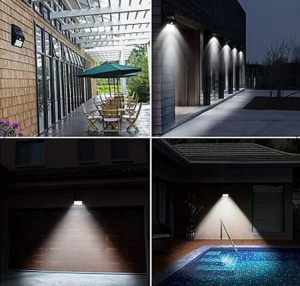 Set 3 Lampi BRIGHT 30 LED Solare cu senzor de miscare si lumina 1 mod ILUMINARE - Img 3