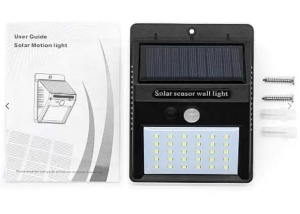 Set 3 Lampi BRIGHT 30 LED Solare cu senzor de miscare si lumina 1 mod ILUMINARE - Img 12