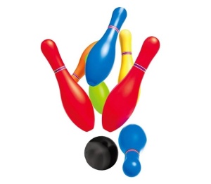 Set Bowling cu 10 Popice Colorate si 2 Bile, 3 ani+ - Img 2