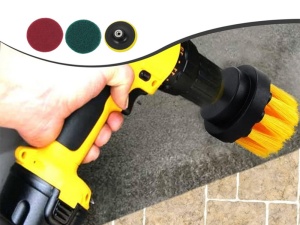Set bureți si lavete din microfibra pentru spalat si lustruit, pensule, perii si capete pentru bormasina - Img 3