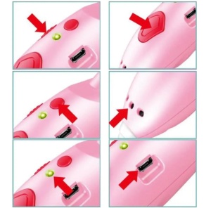 Set Creion Stilou 3D cu Filamente Multicolore de 1.75mm si incarcare USB, Negru/Roz - Img 8