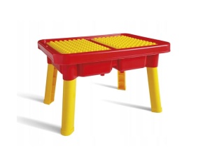 Set de joaca cu masuta si cuburi de constructie, Unico Plus, 31 piese pentru copii de la 1 la 5 ani - Img 4