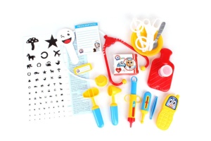 Set de jucarie, centru medical pe roti, cu accesorii si carucior pentru copii de 3 ani+ - Img 3