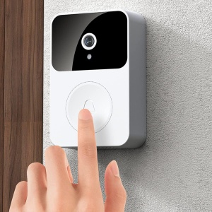 Sonerie inteligenta fara fir, distanta 30m, Wi-Fi 2.4G, cu camera, schimbare de voce, stocare imagini in cloud, alb - Img 10