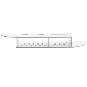 Suport elegant pentru router si alte dispozitive sau obiecte de decor, 100x23cm, alb - Img 1