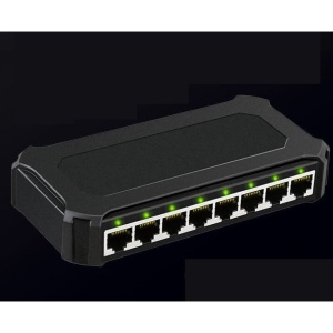 Switch Internet cu 8 Porturi, 100/1000Mbps, Plug and Play, Q-JH02 - Img 2