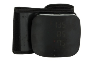 Tensiometru electronic pentru incheietura mainii, cu ecran LCD, sunete, cu incarcare cu USB, negru - Img 8