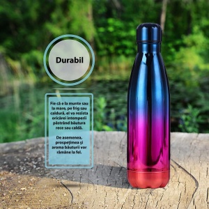 Termos din Otel Inoxidabil de calitate, 500ml, pană la 8h Cald/24h Rece - Img 5