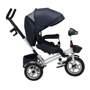 Tricicleta 4in1 cu lumina, muzica si sezut reversibil, varsta 1-6 ani, greutate maxima 50 kg - Img 4