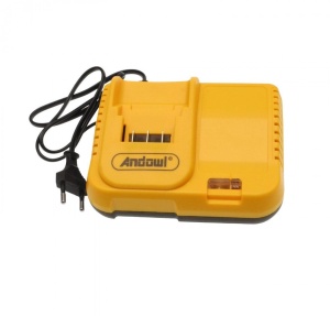 Trusa masina de gaurit si insurubat Andowl Q-GJ011, fara cablu, cu 2 acumulatori 5Ah 24V, negru cu galben - Img 4