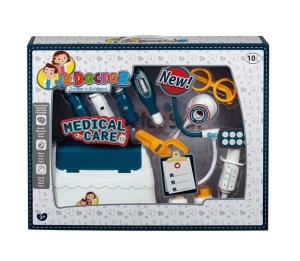 Trusa Medicala de Joaca, cu Unelte, Sunet si Lumini, 10 piese, 3ani+ - Img 3