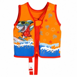 Vesta inot pentru copii 1-3 Ani/11-19kg, Bestway, Protectie solara UPF50+, Portocaliu