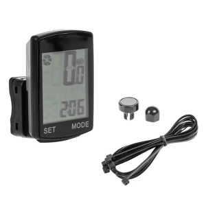 Vitezometru wireless pentru bicicletă, negru, rezistent la apă, cu 14 funcții - Img 3