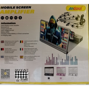 Amplificator de imagine pentru smartphone, HD, cu difuzor bluetooth, de 10 inch - Img 3