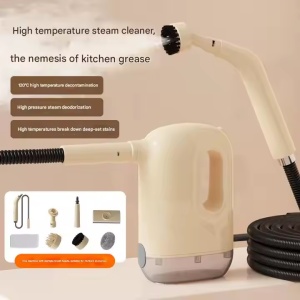 Aparat de curatat cu aburi, 1200W, 120°C, capacitate rezervor 300ml, Plastic, 23x7.5x20.5cm, Bej - Img 5
