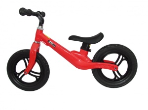 Bicicleta fara pedale pentru copii 3-5 ani, cu cadru de magneziu Divendi UltraLight 2.9 Kg, rosu - Img 8