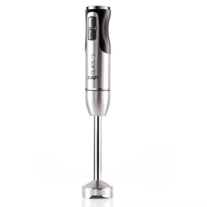 Blender RAF R3006, 1600W, recipient de 500ml, vas de 600ml si tel, 2 viteze, 38.7cm, negru-argintiu - Img 3