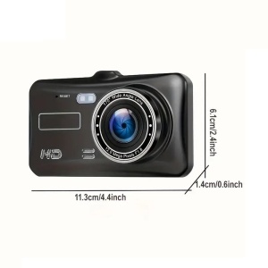 Camera auto DVR, Ecran 4", Dual Lens, Full HD, 170°, Night Vision, G Senzor, Detectie Miscare, Monitor Parcare, Negru - Img 11