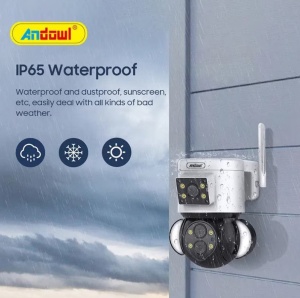 Camera de supraveghere 4K HD SX921, 10X Zoom, 4MP, senzor de miscare, IP65, alb cu negru - Img 7