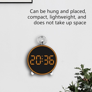 Ceas Digital de Masa sau Perete, cu Alarma, Snooze, Lumina LED, Mod Noapte, Control vocal, USB - Img 21