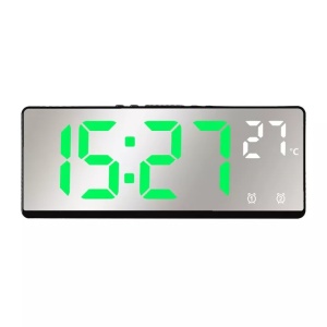 Ceas digital decorativ tip oglinda, Functie de alarma si termometru