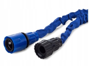 Furtun extensibil de gradina, Lungime 60m, Pistol cu 7 tipuri de jet, Albastru - Img 7